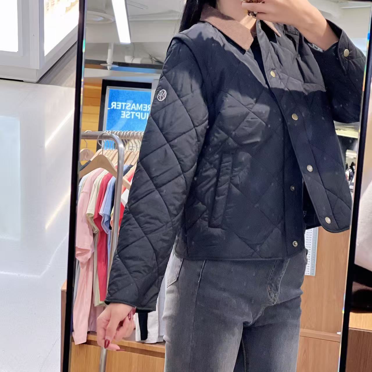 韓國 Marithe Francois Girbaud W Detachable Quilting Jacket【MF729】