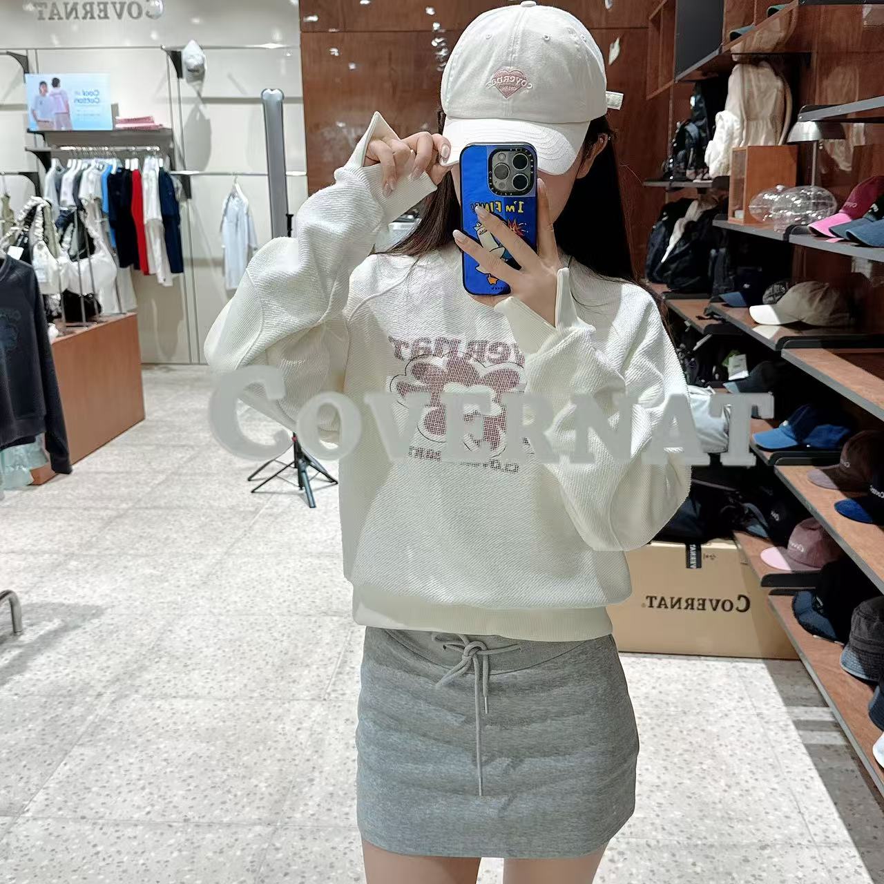 韓國 Covernat Women's Clover Graphic Long Sleeve【CO094】