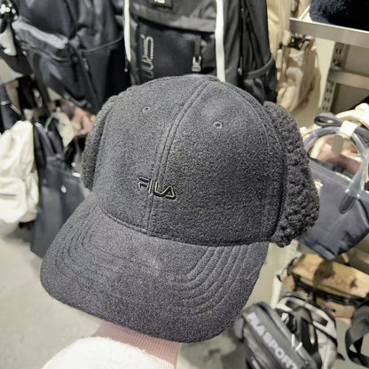 韓國 FILA Linear Earflap Cap【FA096】