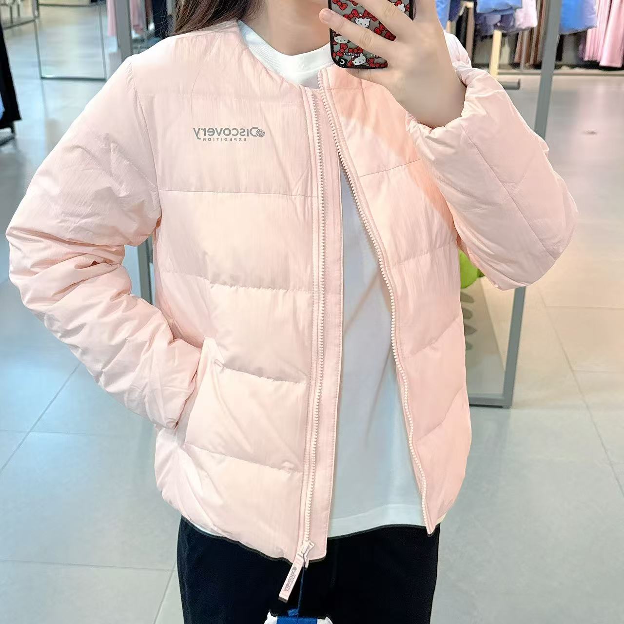 韓國 Discovery Pictor U Goose Down Women's Lightweight Padding (鵝絨)【DY201】