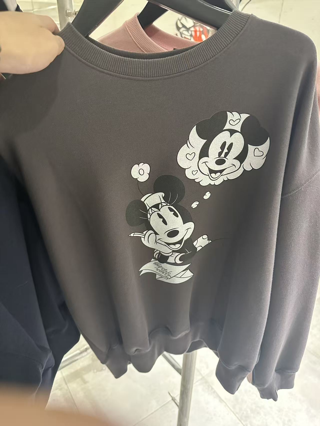 韓國 Nick Nicole Love Logo Disney Minnie Mouse Sweatshirt【NK081】