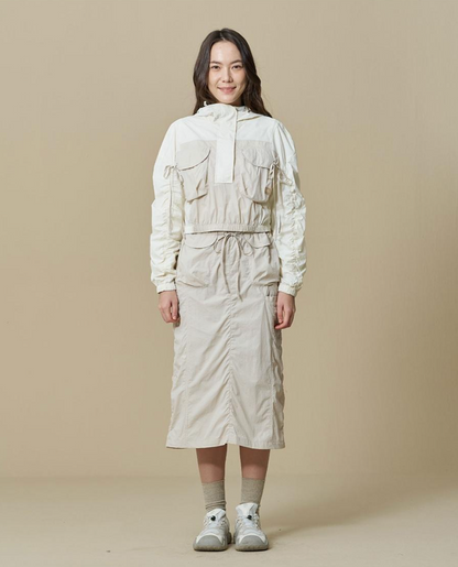 韓國 BBC W Utility Shirring Skirt【BC118】