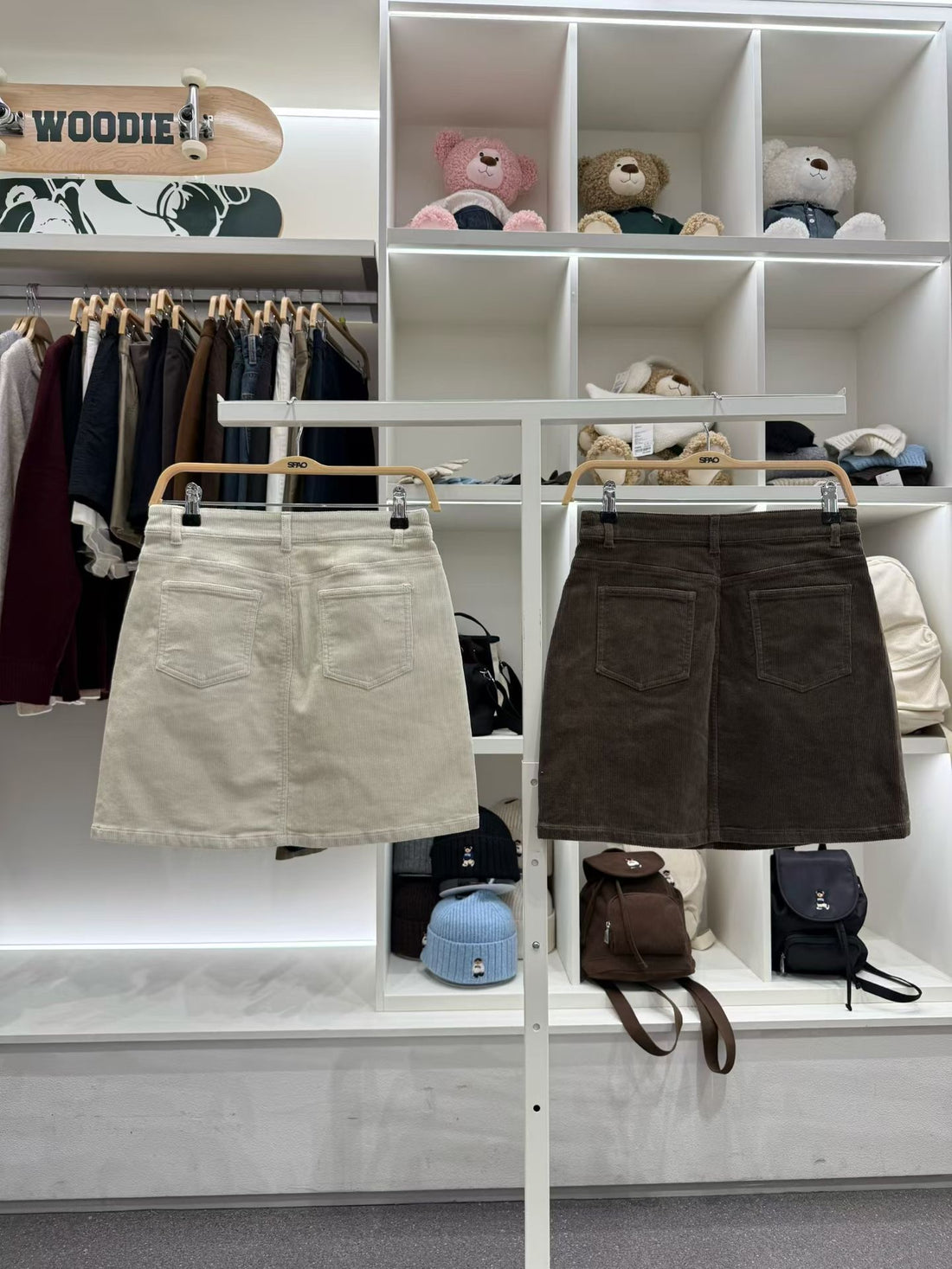 韓國 SPAO Corduroy Mini Skirt【SP283】