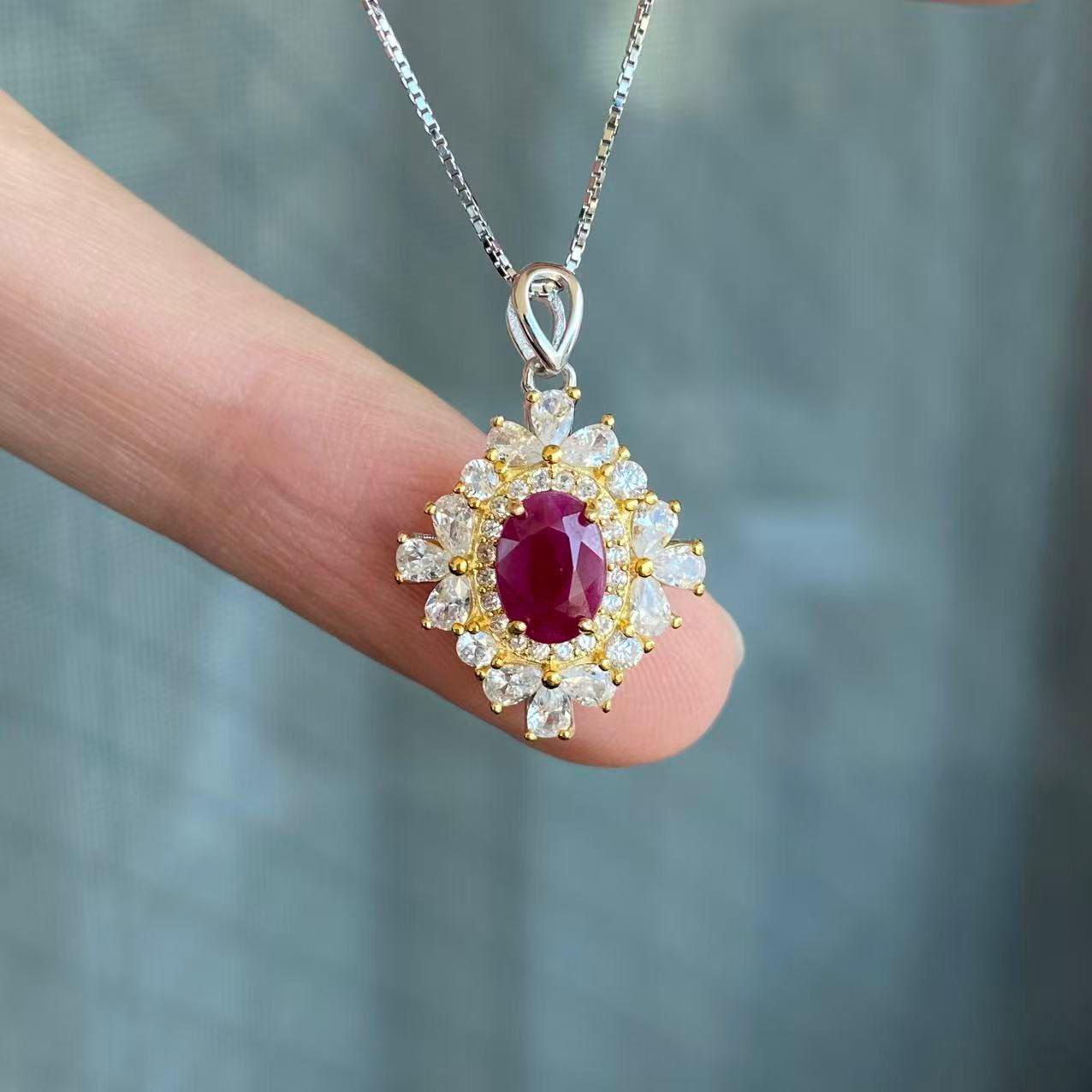 日本直送 紅寶石項鍊【JS337】