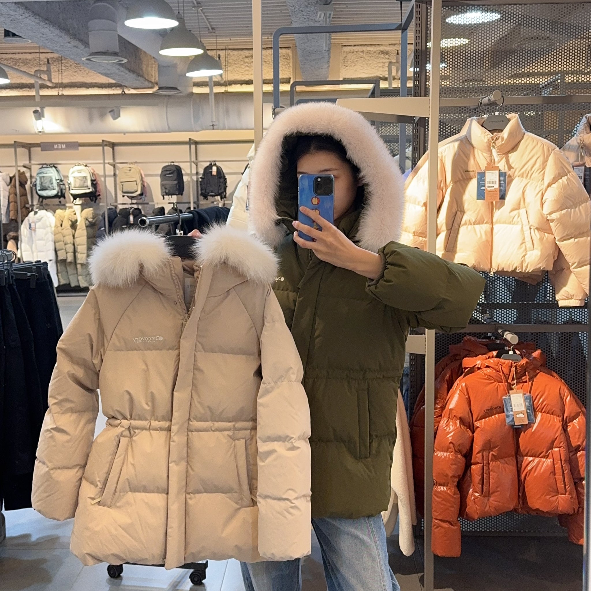 韓國 Discovery Women's Kelly Goose Down Mid-Padding (鵝絨)【DY183】