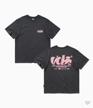 韓國 Video Jockey Back Logo T-shirt【VJ045】