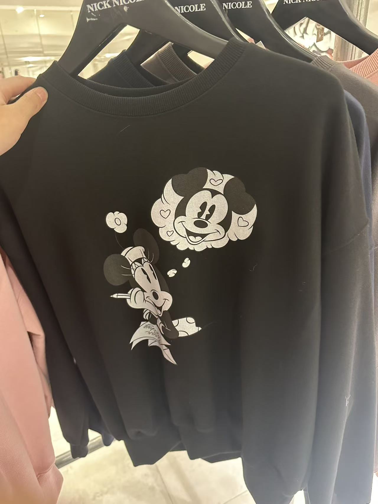 韓國 Nick Nicole Love Logo Disney Minnie Mouse Sweatshirt【NK081】