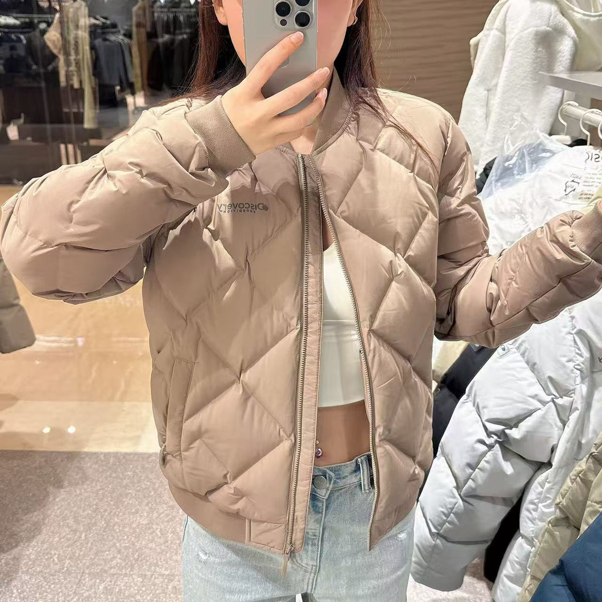 【現貨】韓國 Discovery Women's Dihas Tube Down Lightweight Padding (鴨絨)【DY123】