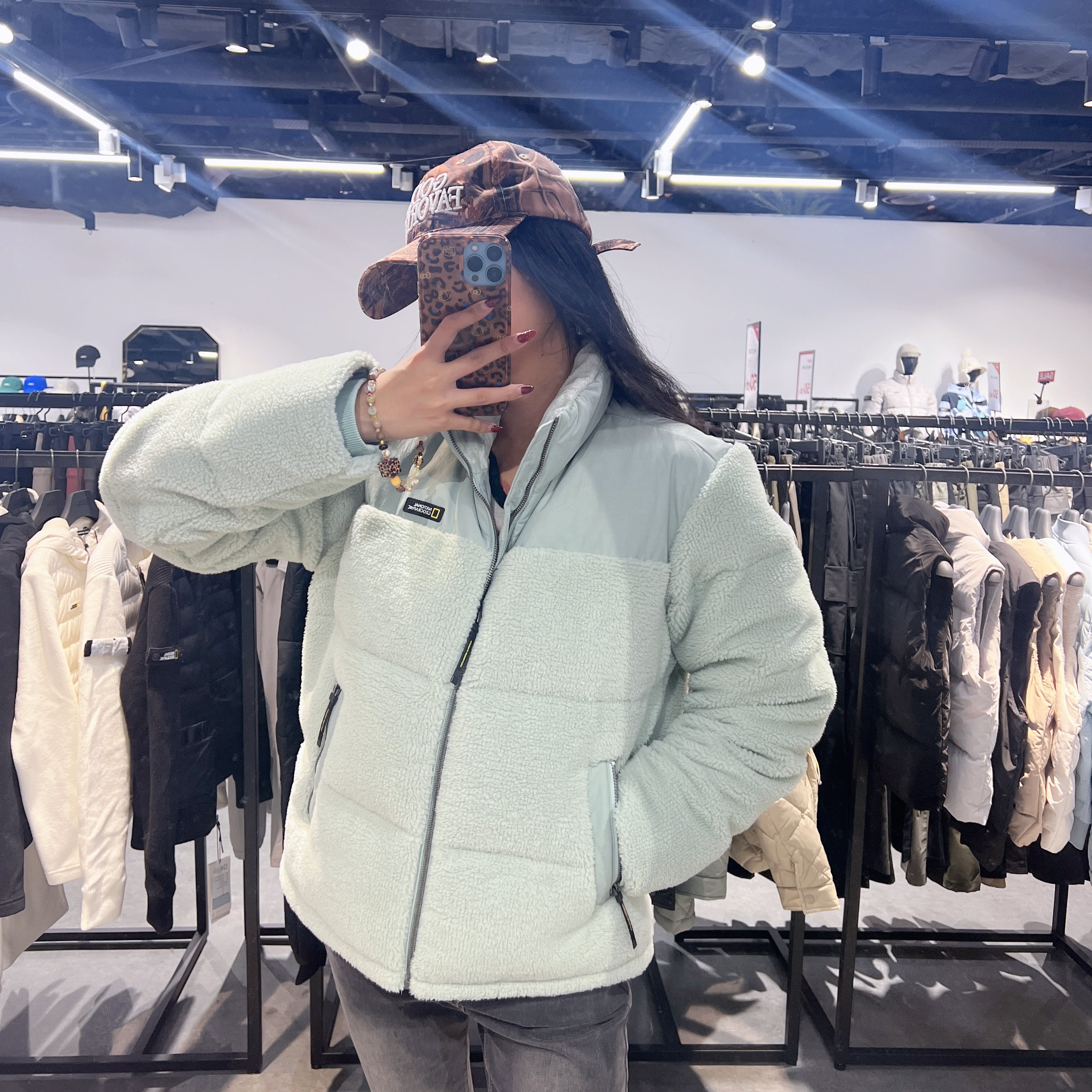 韓國 National Geographic Fleece Duck Down Jumper (鴨絨)【NG048】