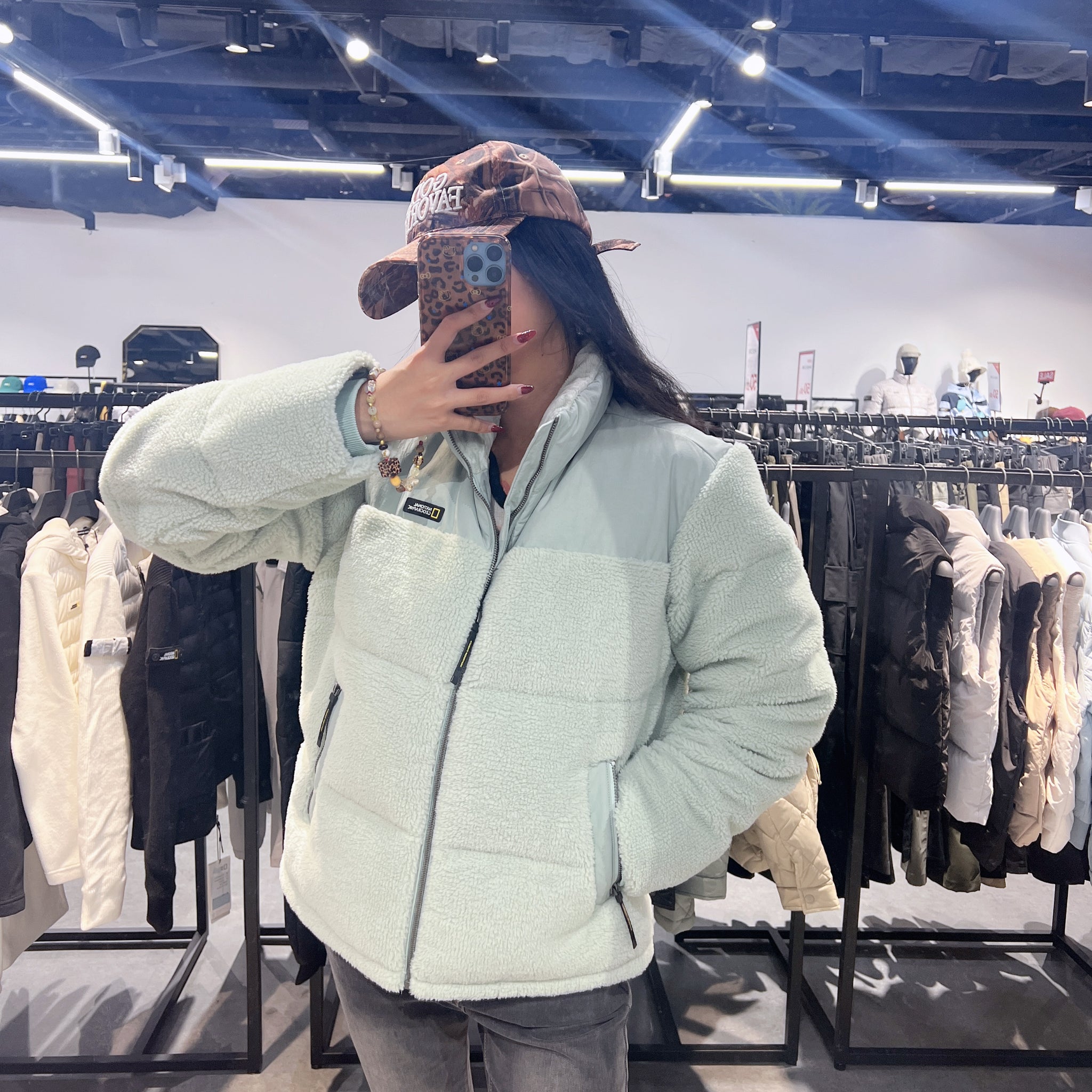 韓國 National Geographic Fleece Duck Down Jumper (鴨絨)【NG048】