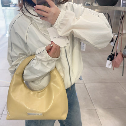 韓國 Matin Kim EMBOSSED LOGO LEATHER MINI TOTE BAG【MK006】