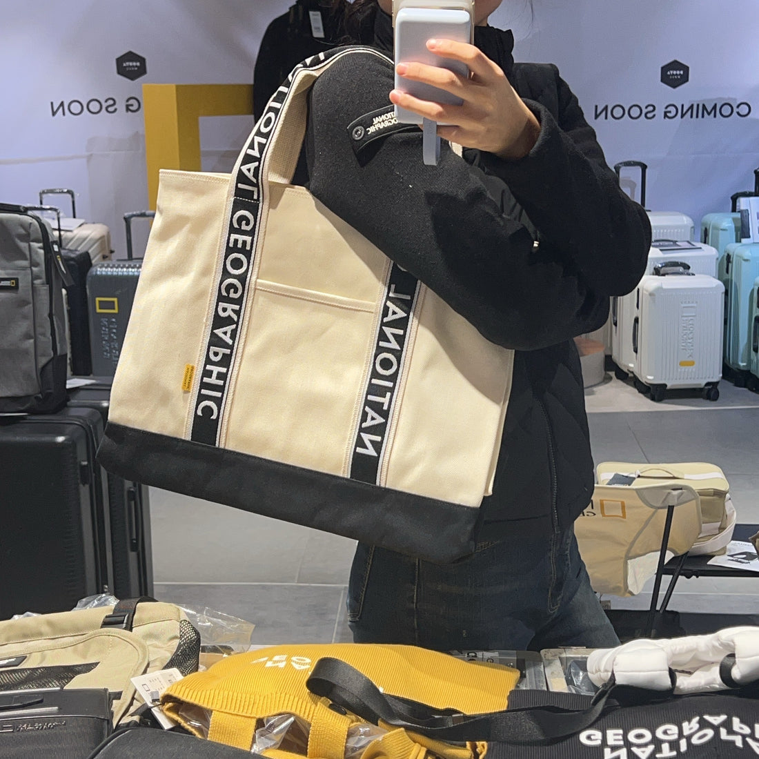 韓國 National Geographic Ellie Tote Bag【NG336】