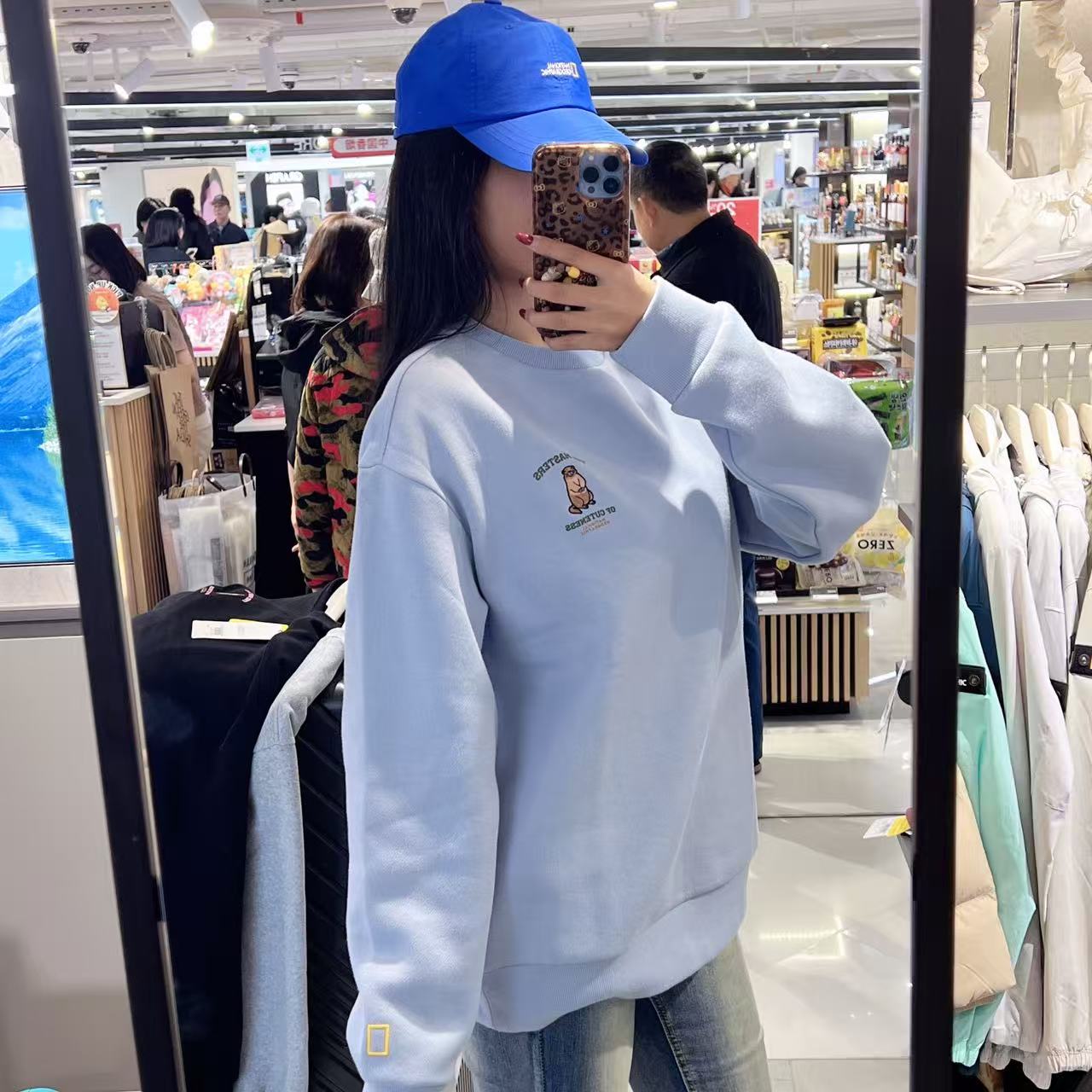 韓國 National Geographic Animal Graphic Long Sleeves(加絨款)【NG157】