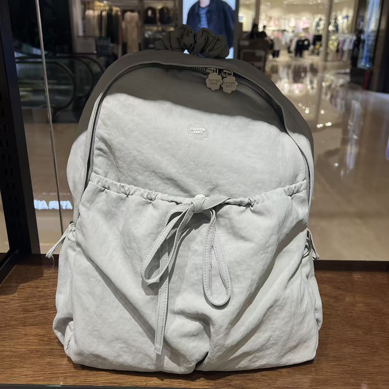 韓國 Covernat Cloverheart Shirring Nylon Backpack【CO002】