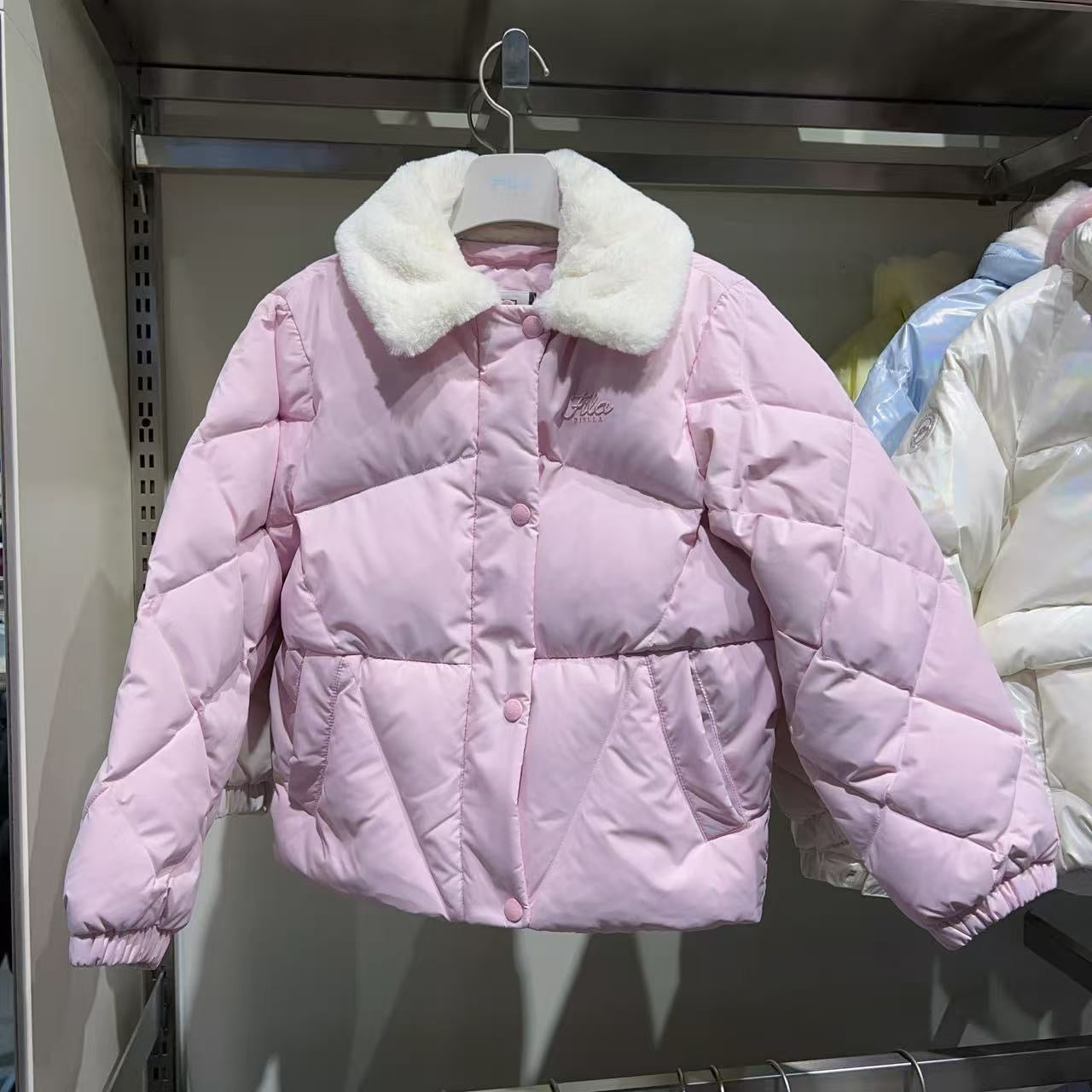 韓國 FILA Kids Eri Detachable Girls' Lightweight Down【FA066】