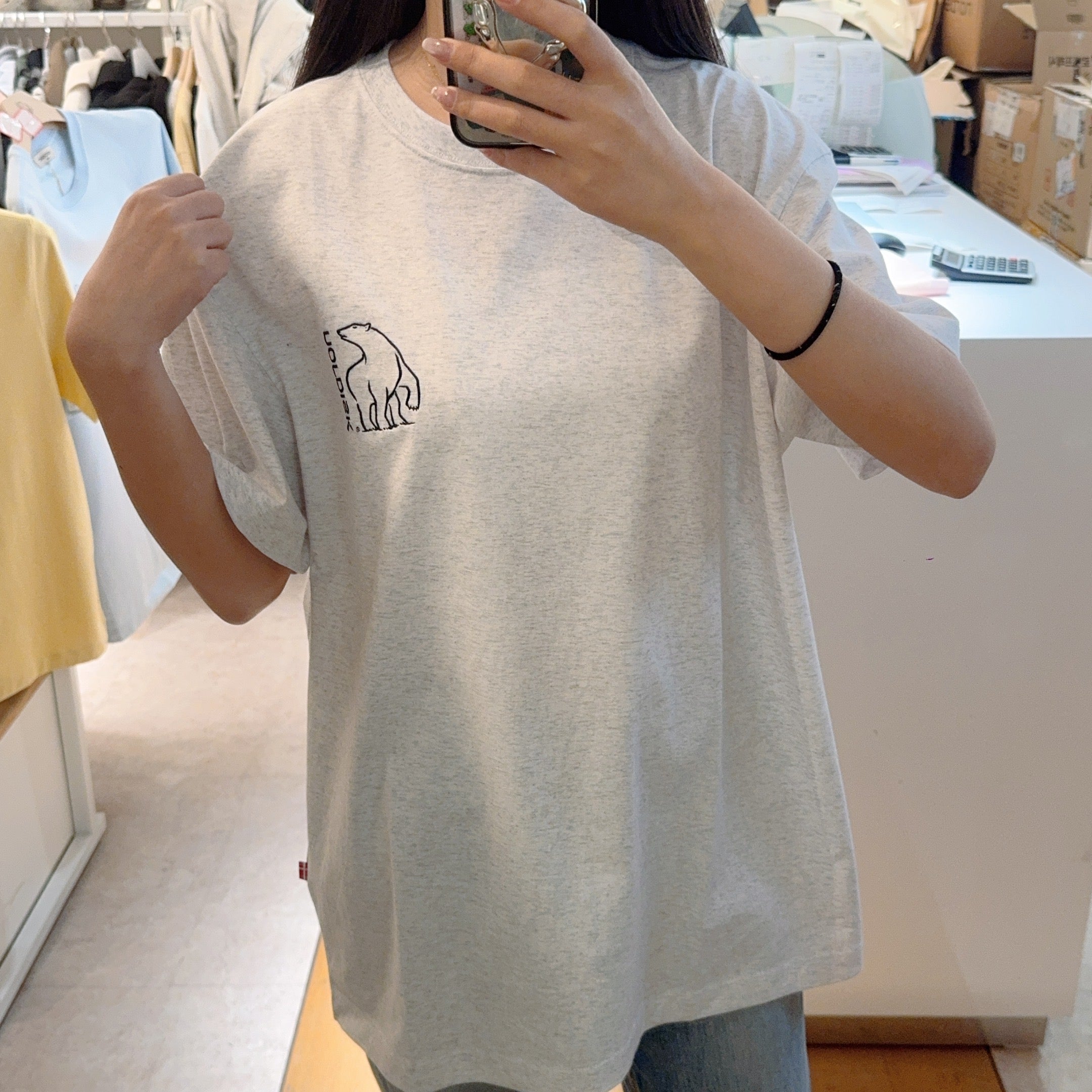 韓國 Nordisk Uni Medium Polar Bear Short Sleeve T-Shirt【NK034】