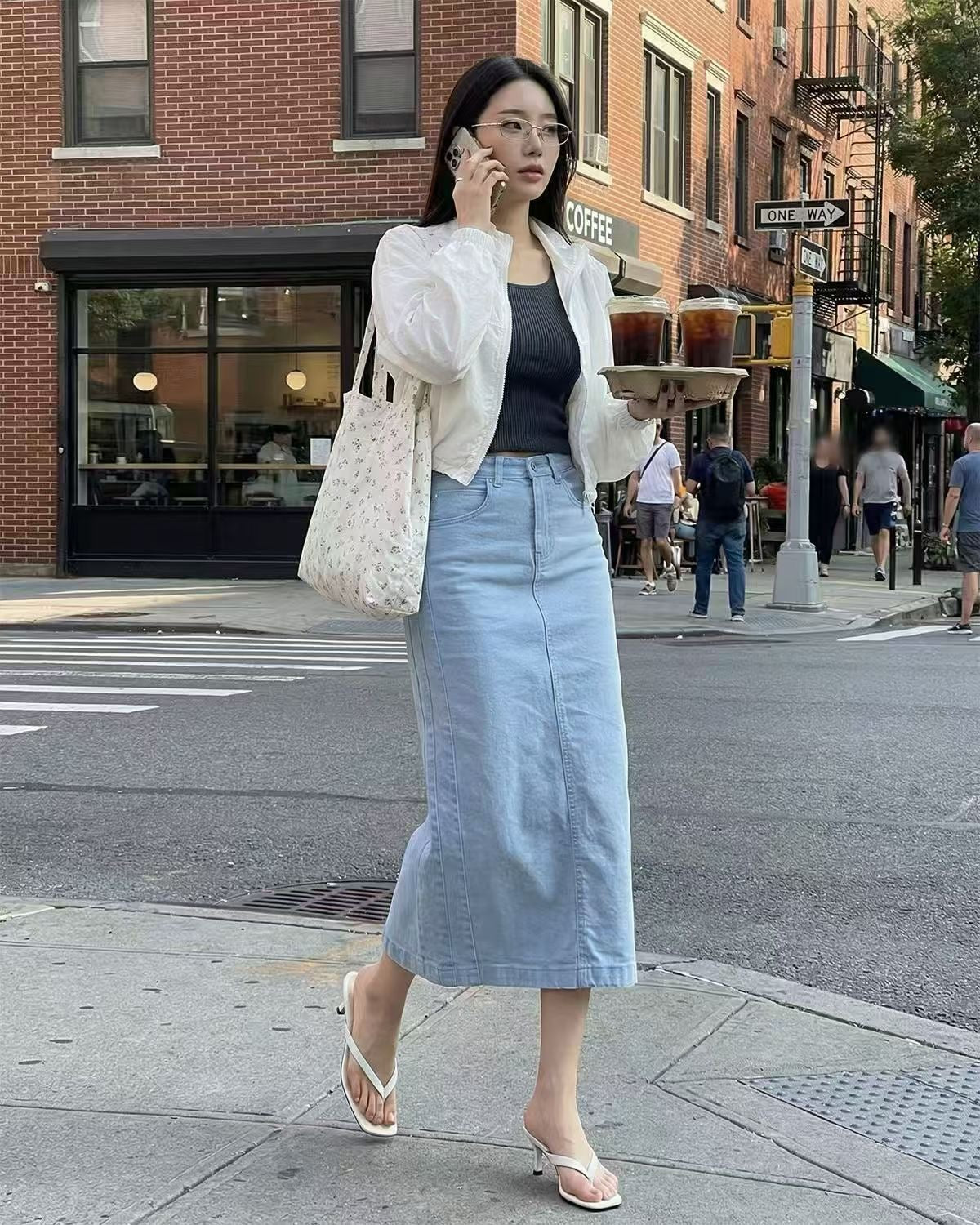 韓國 HowLuk 牛仔裙 (春季款)【H302】