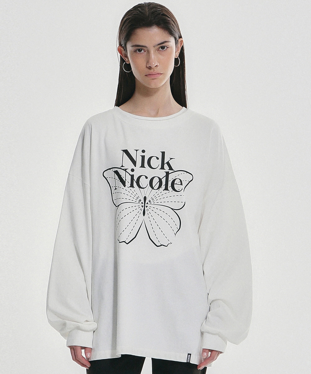 韓國 Nick Nicole Butterfly Signature LS Top【NK004】