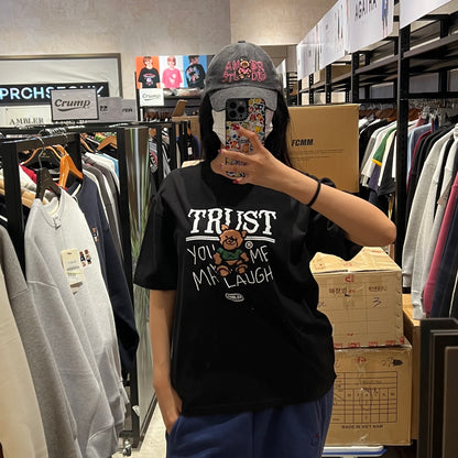 韓國 Ambler Trust Bear Overfit Short Sleeve T-Shirt【AR022】 - STT Mall HK 靚太網購