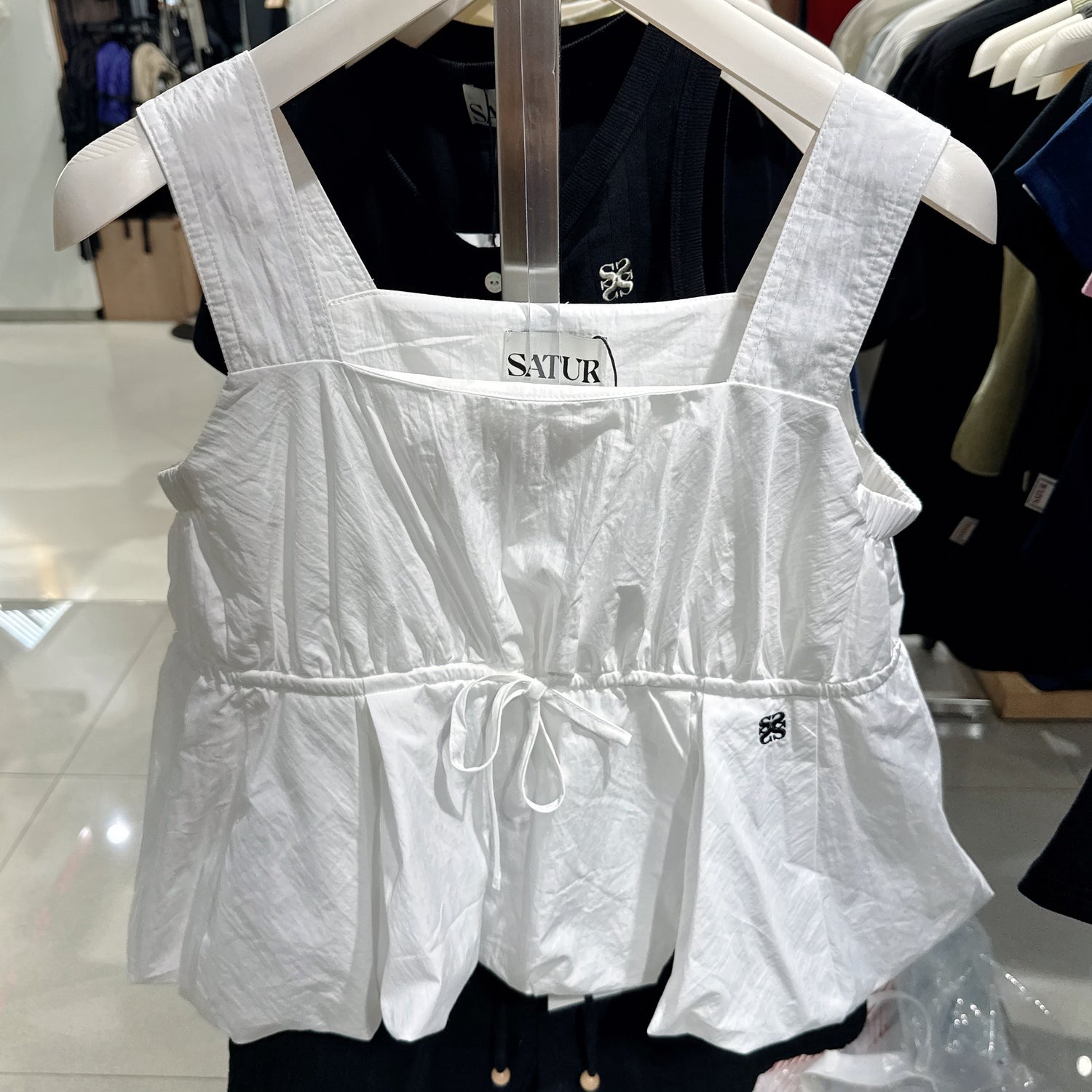 韓國 Satur Casual Suspender Skirt【SR109】