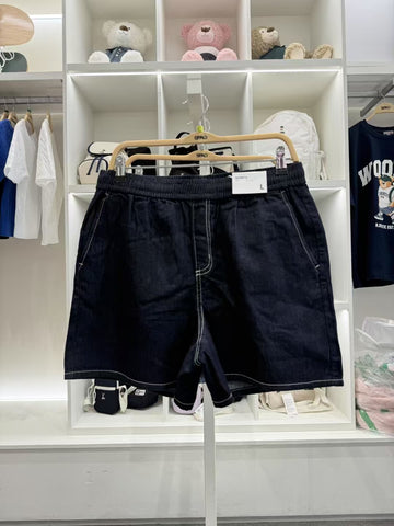 韓國 SPAO Women's Denim Banding Shorts【SP104】