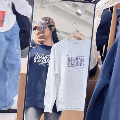 韓國 Marithe Francois Girbaud Classic Logo Sweatshirt【MF658】