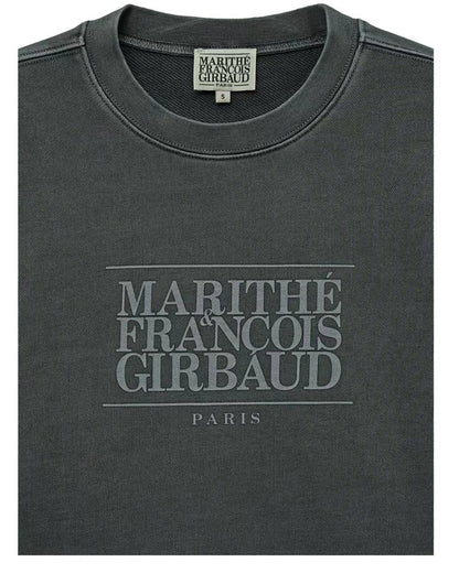 韓國 Marithe Francois Girbaud CLASSIC LOGO DYEING SWEATSHIRT【MF112】 - STT Mall HK 靚太網購
