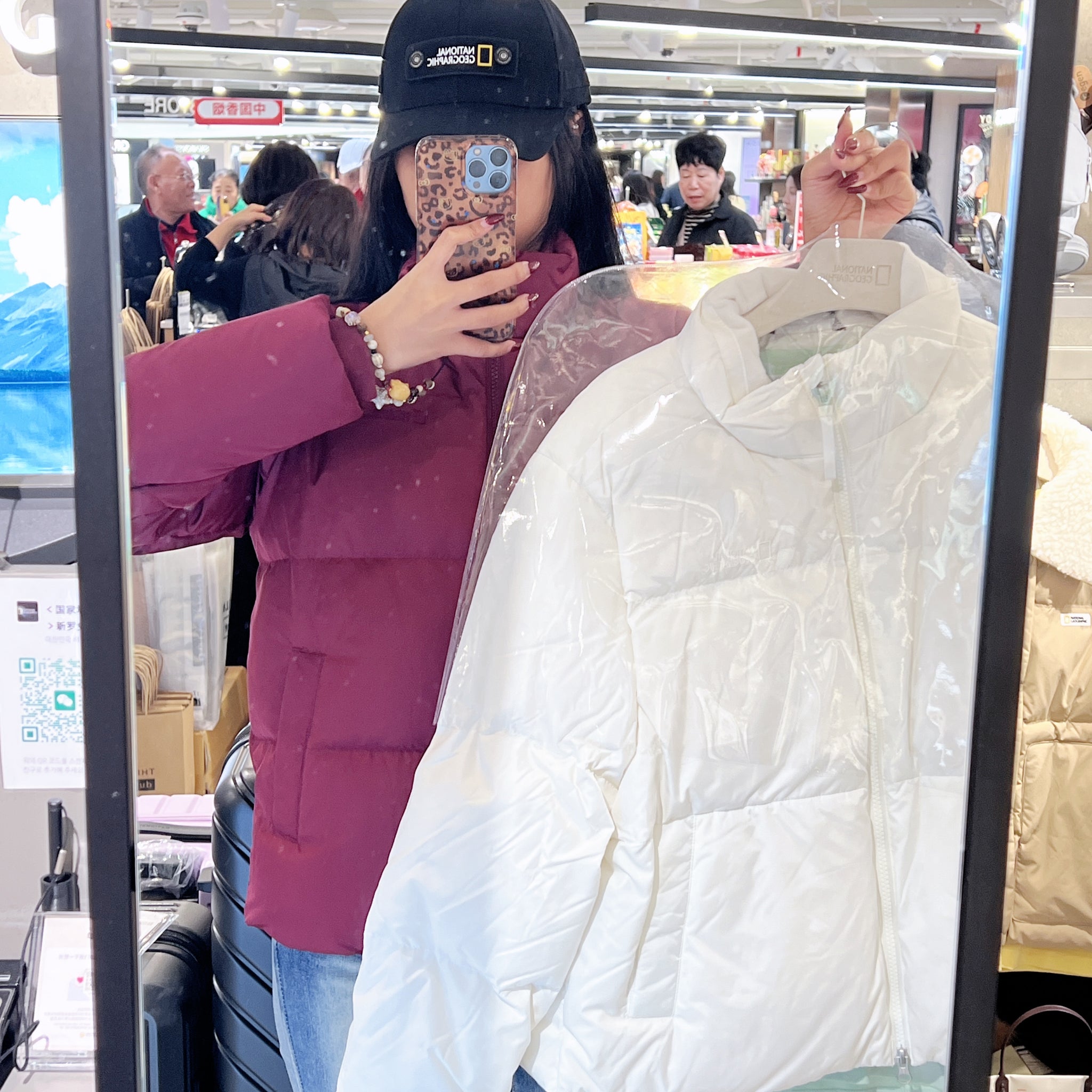 韓國 National Geographic Women's Aira High-Neck Goose Down Jumper (鵝絨)【NG144】