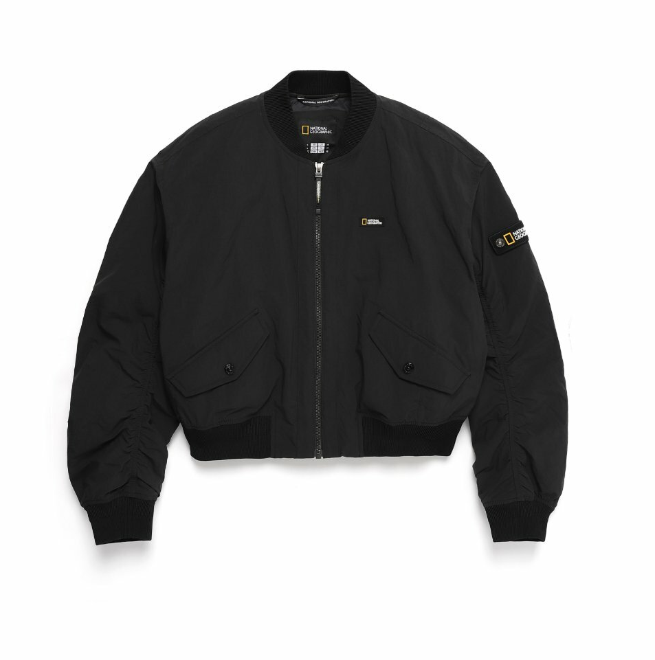 韓國 National Geographic Women's Anas Blue Jean Padded Short Jumper【NG824】