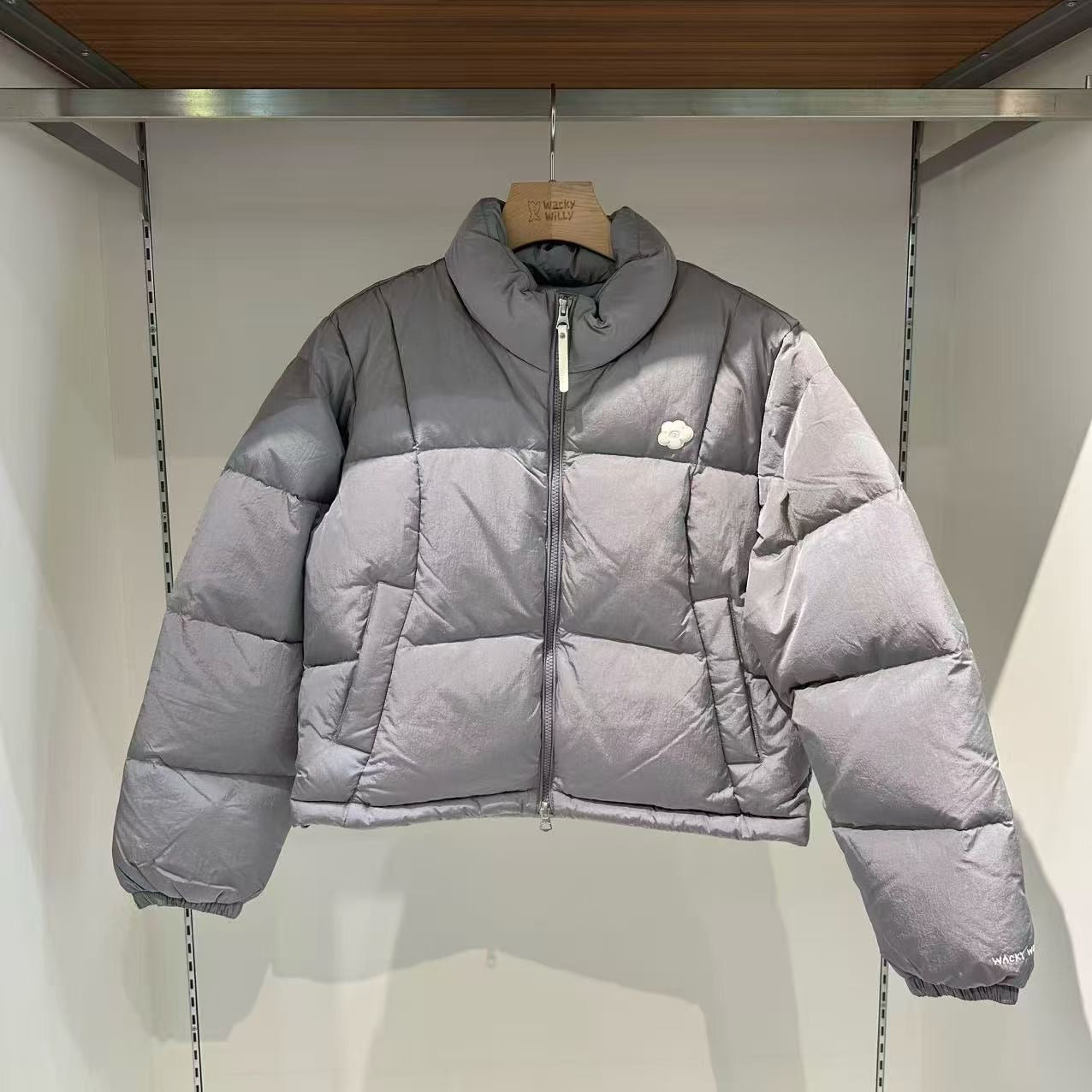 韓國 Wacky Willy Women's Duckie Glossy Down Short Puffer【WW096】