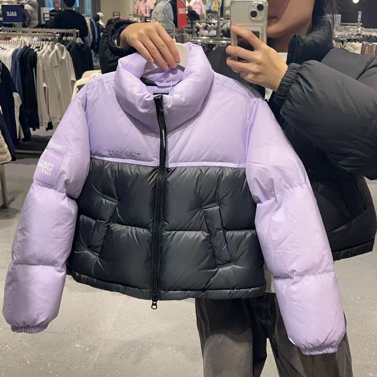 韓國 FILA Ripstop Block Down Padded Jacket (鵝絨)【FA026】