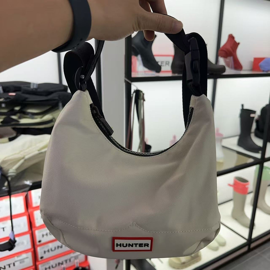 韓國 Hunter Nylon Mini Hobo【HR046】