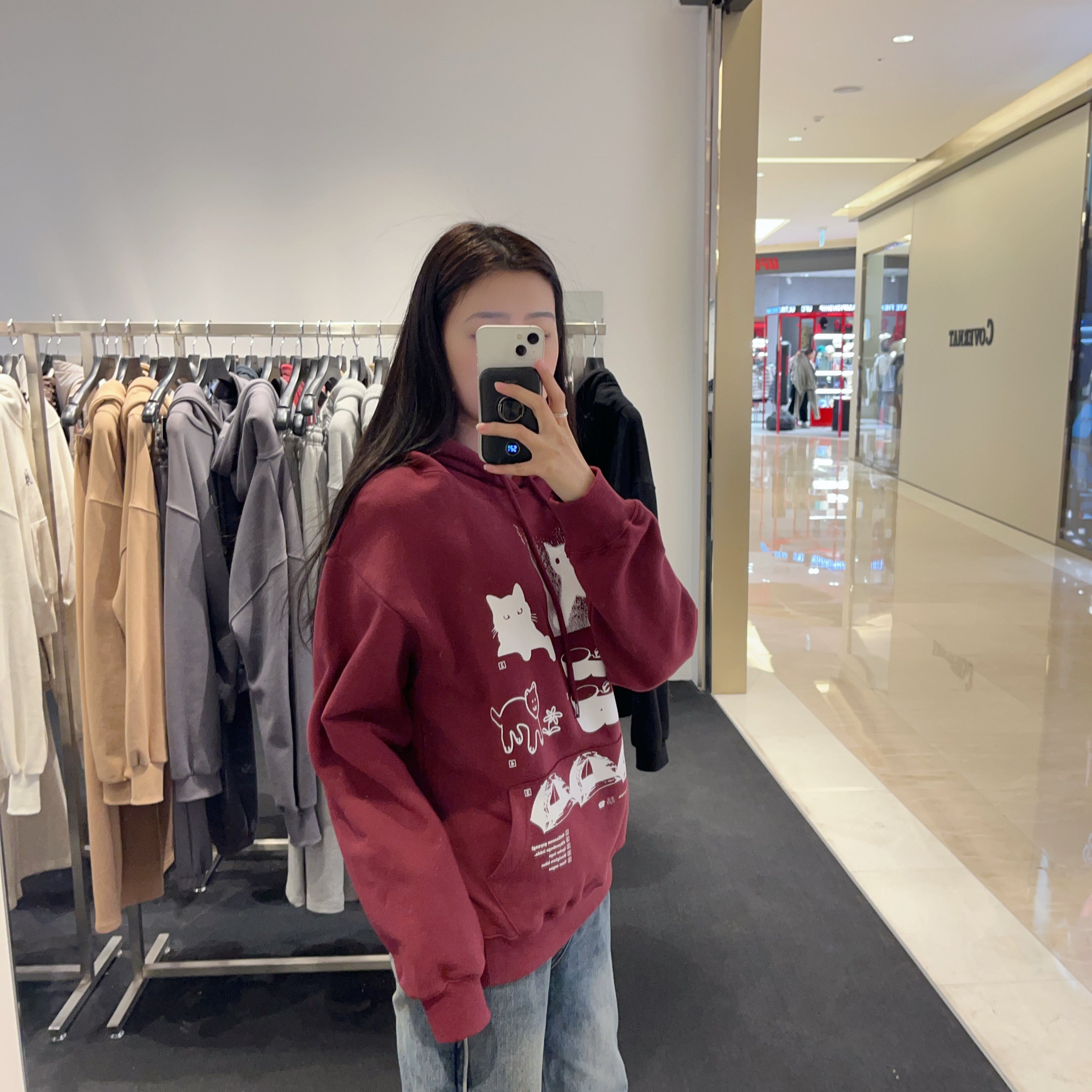 韓國 Video Jockey IBEUMYEON BARO HIPSTER HOODIE（不加絨款）【VJ006】 - STT Mall HK 靚太網購