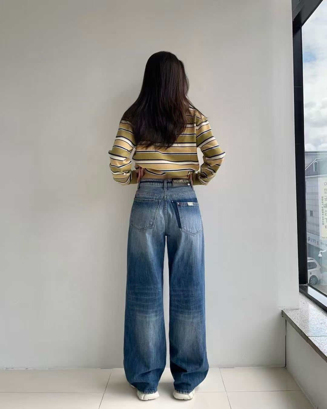 韓國 HowLuk 牛仔褲 (秋季款)【H5713】