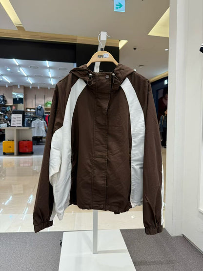 韓國 SPAO Block Color Hooded Windbreaker【SP229】