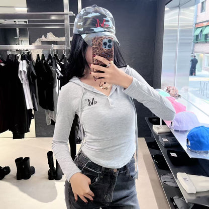 韓國 Mucent Ruen Signature Slim Hoodie【MU122】