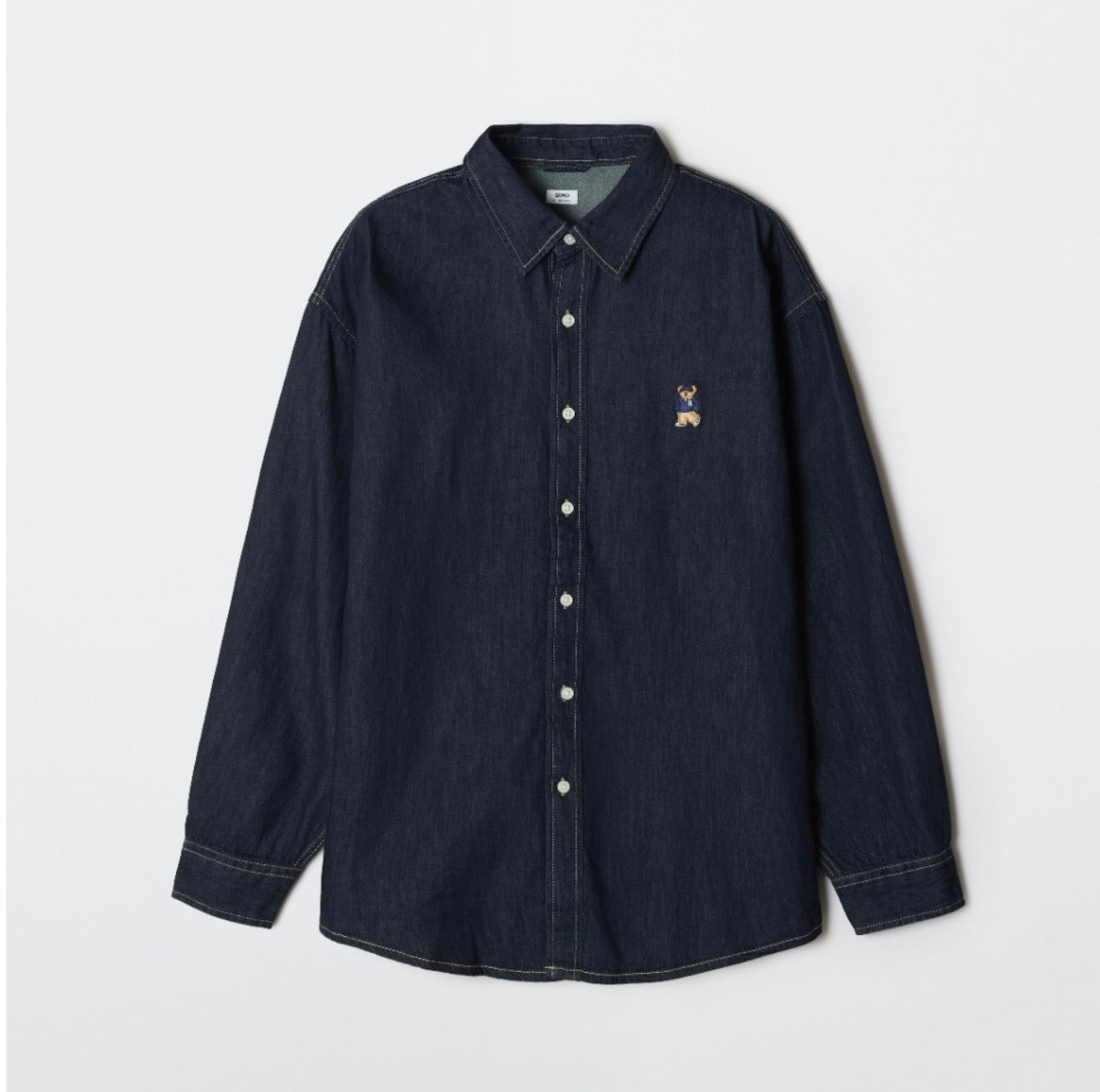 韓國 SPAO Woody Overfit Denim Shirt【SP317】