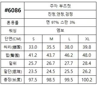 韓國 HowLuk 牛仔褲 (春季款)【H6086】