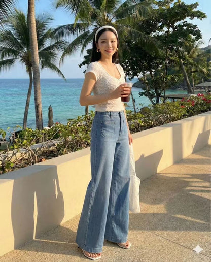 韓國 HowLuk 牛仔褲 (春季款)【H6008】