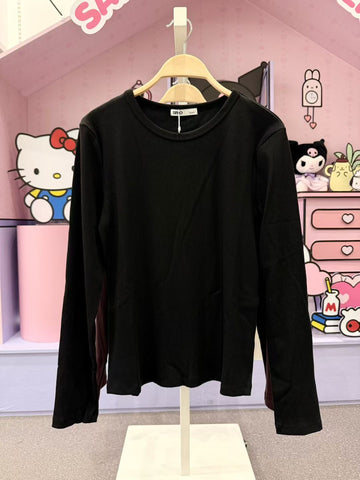 韓國 SPAO Round Neck Long Sleeve T-Shirt【SP205】