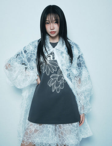 韓國 Mardi Mercredi UNISEX TSHIRT TRIPLE FLOWER【MM141】