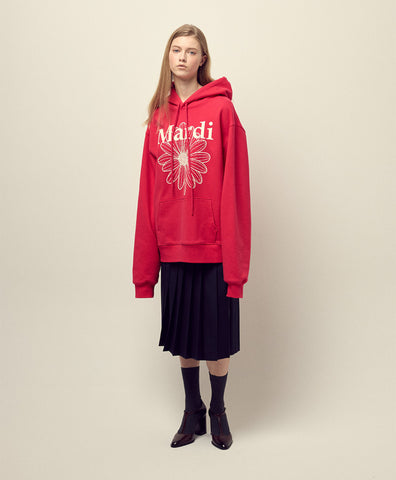 韓國 Mardi Mercredi Oversized Hoody Flowermardi【MM165】