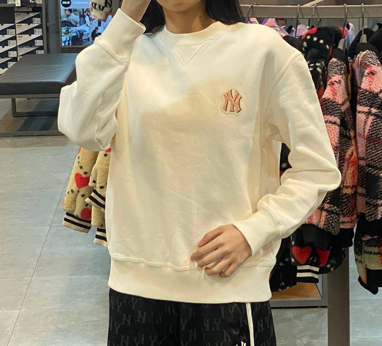 韓國 MLB Basic Small Logo Fleece Mega Overfit 【MB025】 - STT Mall HK 靚太網購