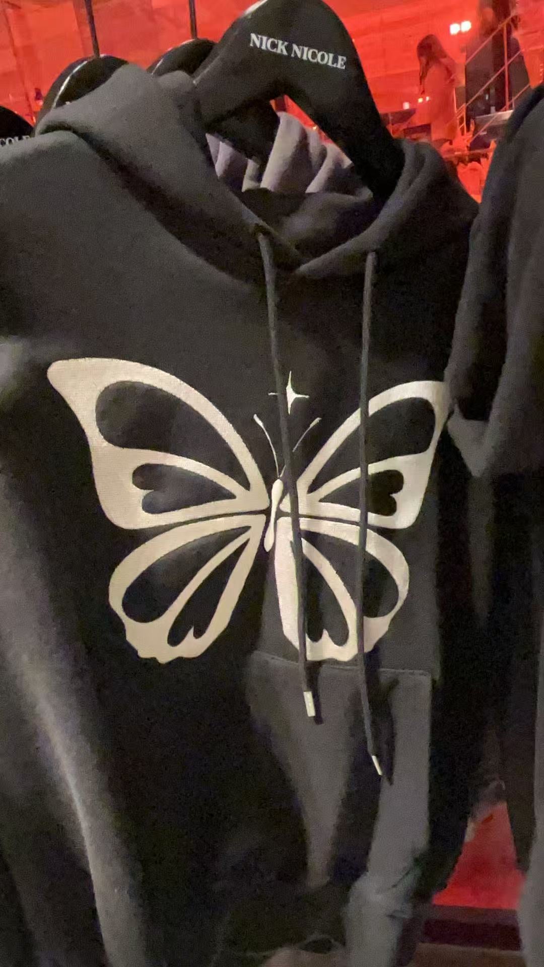 韓國 Nick Nicole Big Volume Butterfly Hoody【NK011】