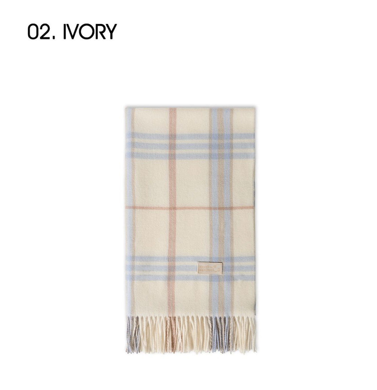 韓國 Mardi Mercredi Les Cadeaux Wool Muffler Check【MM179】