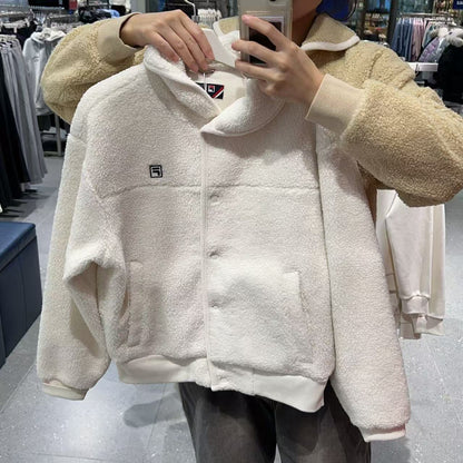 韓國 FILA Tennis Shawl Collar Fleece【FA059】