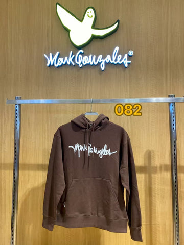 韓國 Mark Gonzales Sign Logo Zigzag Embroidered Sweatshirt Hoodie【MG124】