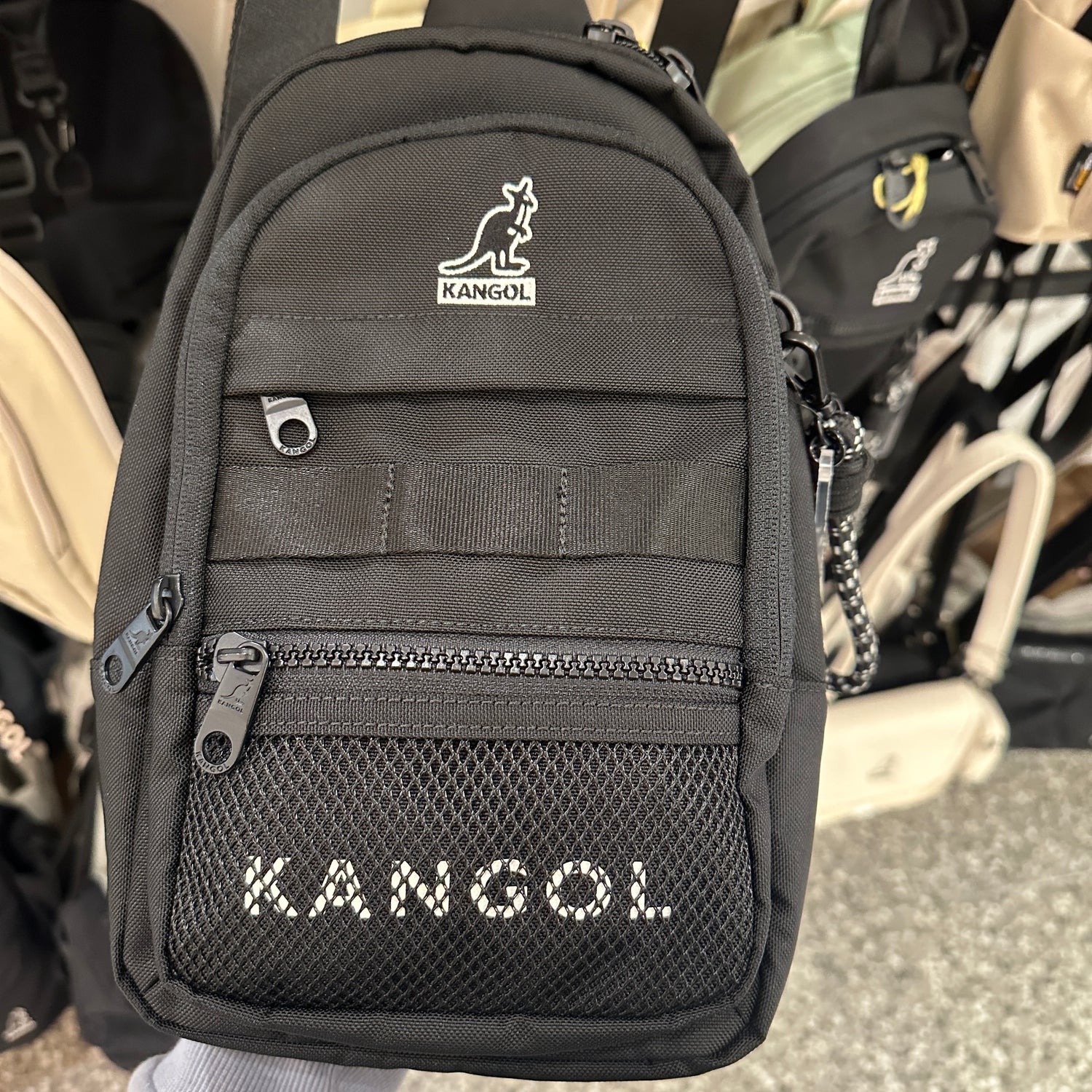 韓國 KANGOL Icon Quantum Sling Bag【KL156】