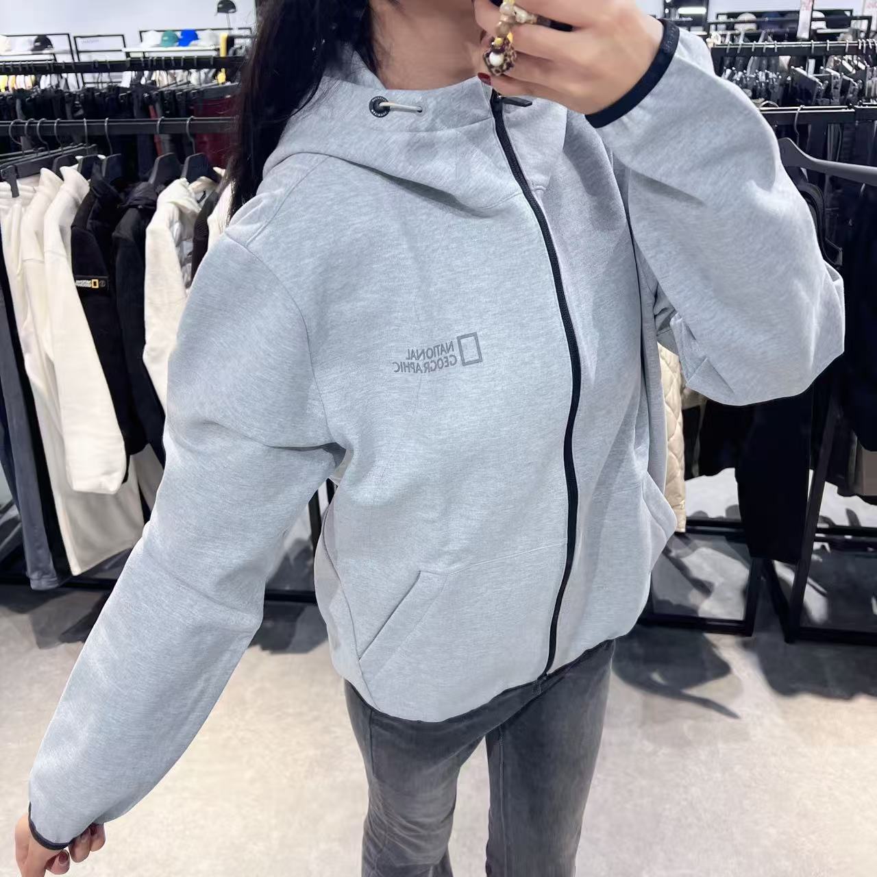 韓國 National Geographic Buno Training Hooded Zip-Up Jumper【NG096】