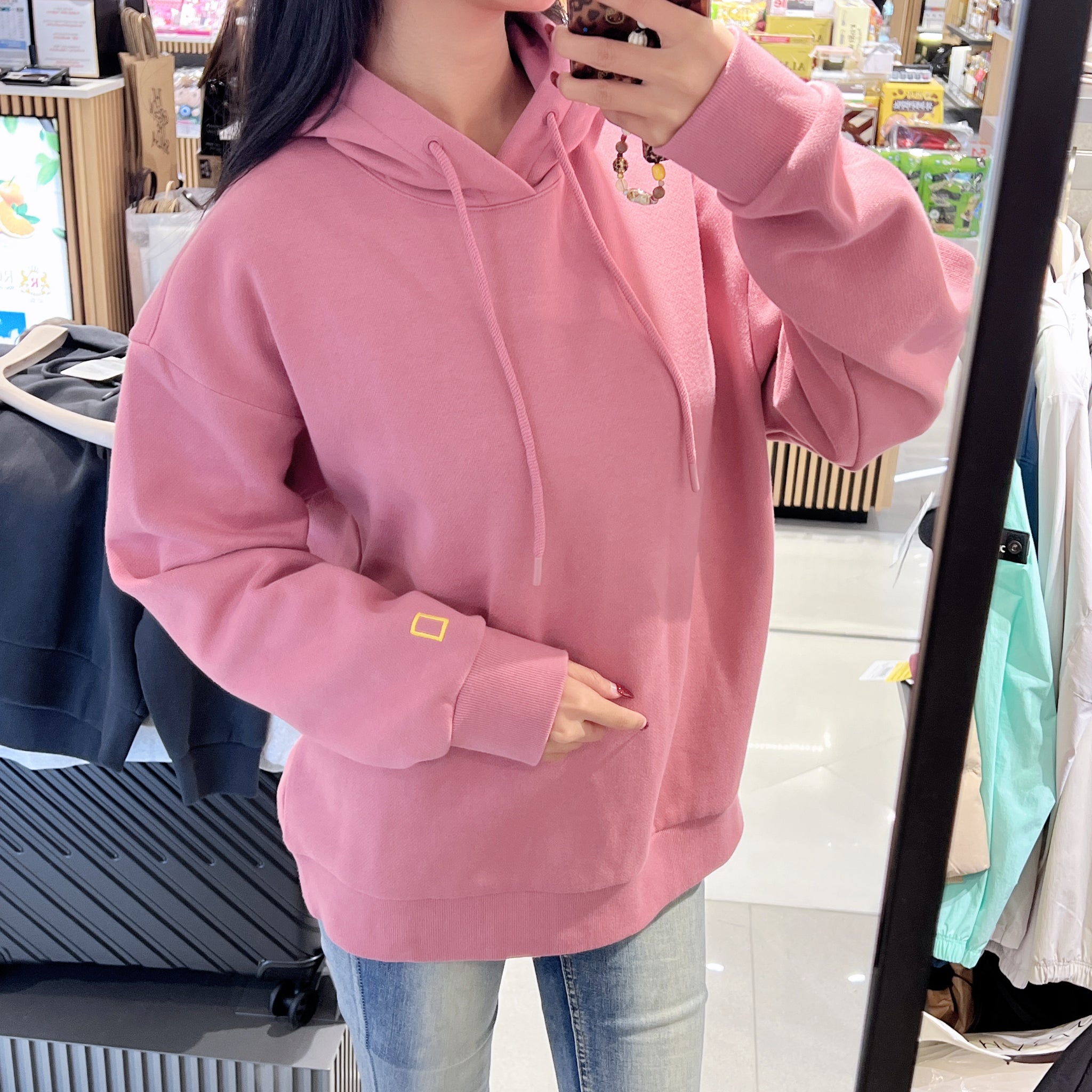 韓國 National Geographic Animal Graphic Semi-Overfit Hoodie【NG156】